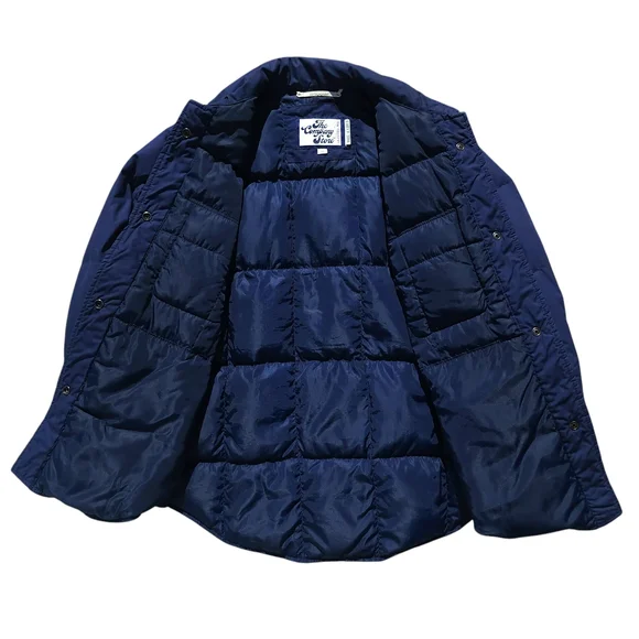 Vintage The Company Store Goose Down Filled Puffer Coat Jacket Men’s Size Small